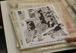 Entramos en el estudio de uno de los pioneros del cómic underground en Salamanca