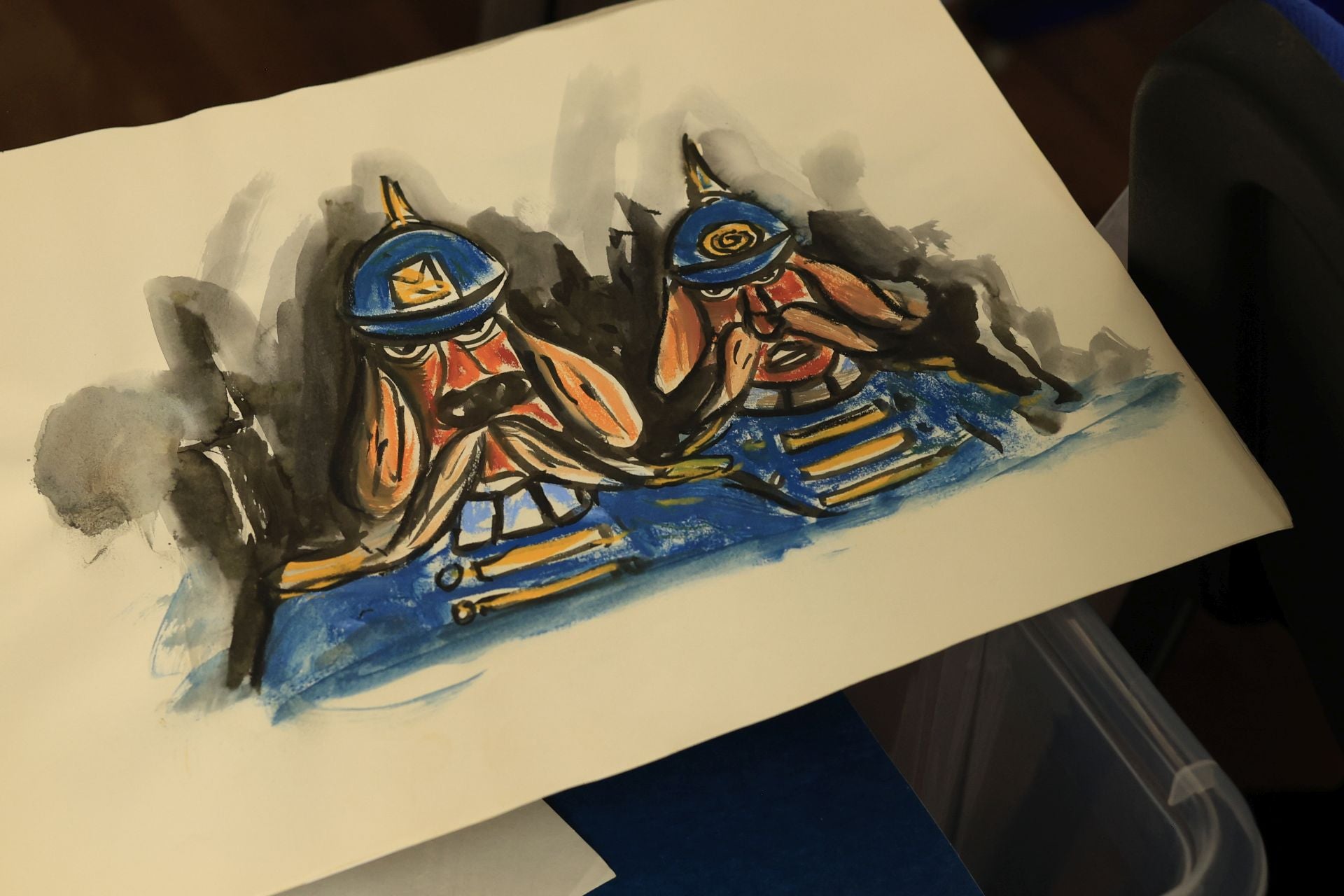 Entramos en el estudio de uno de los pioneros del cómic underground en Salamanca