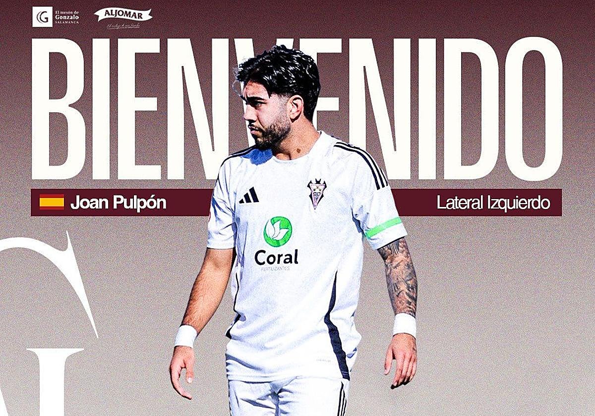 El Salamanca UDS cierra su plantilla con el fichaje de Joan Pulpón