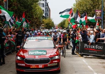 El paso de la Vuelta por Salamanca: sin indicios de protestas violentas y advertencia de fuertes multas
