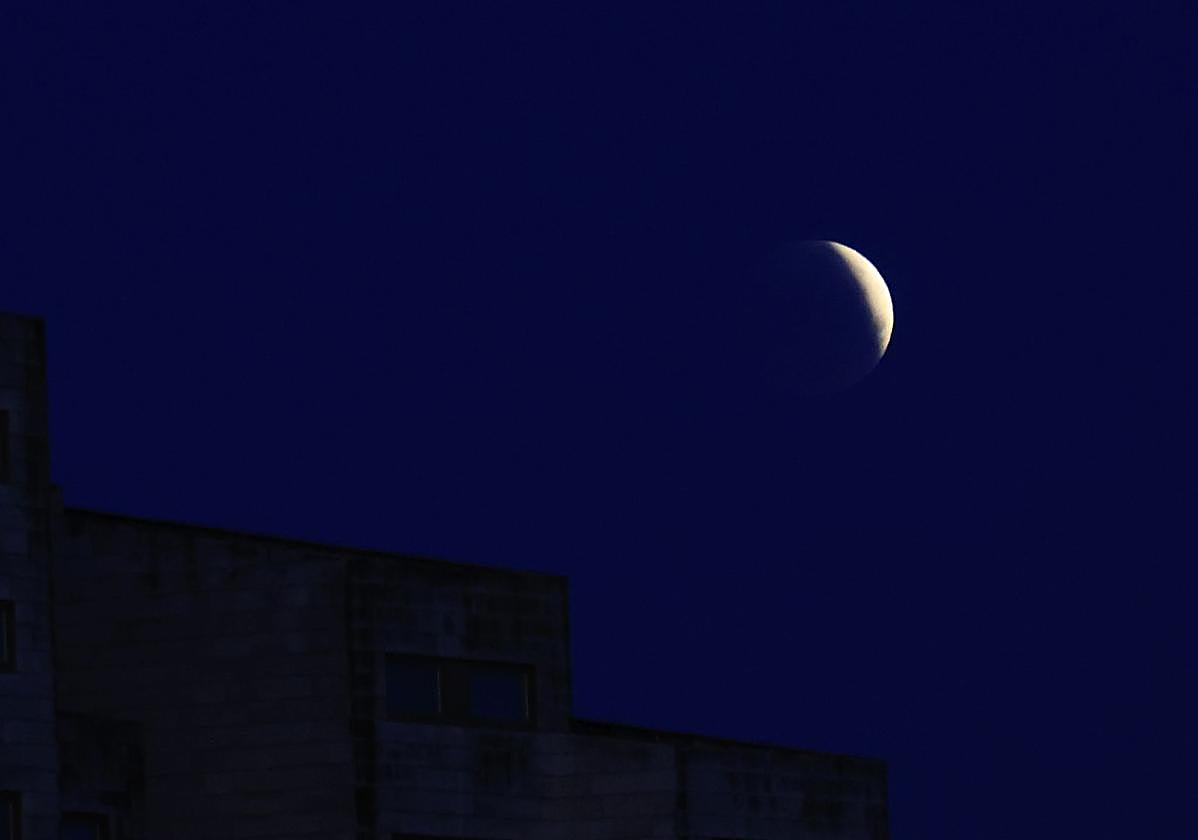 Última 'Luna de sangre' vista en Salamanca.