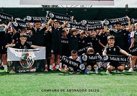 Cartel de la campaña de abonos del Salamanca UDS para la temporada 25-26.