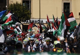 Nuevas protestas este sábado al paso de la carrera por Asturias.
