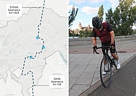 El circuito de la Vuelta en Salamanca, visto desde la bici: un sube-baja a toda velocidad con un favorito claro