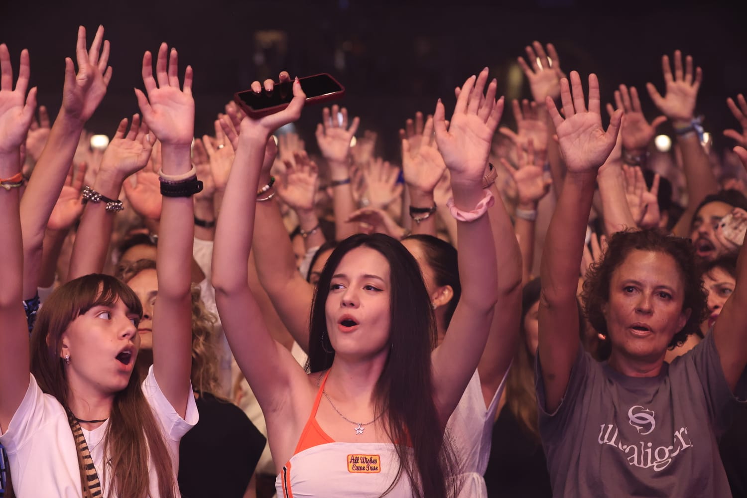 Siloé reparte besos a una entregada Plaza Mayor de Salamanca
