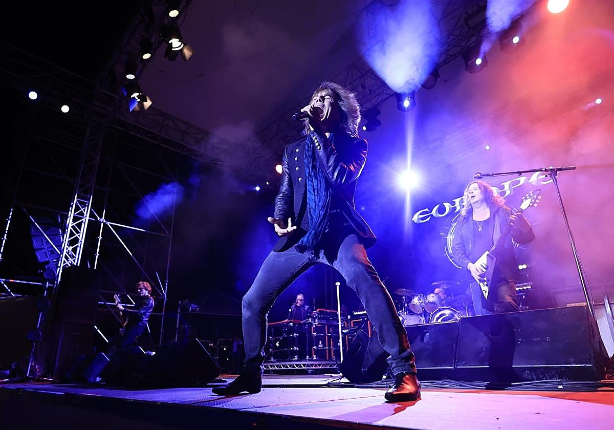 El concierto de Europe en Salamanca, en imágenes