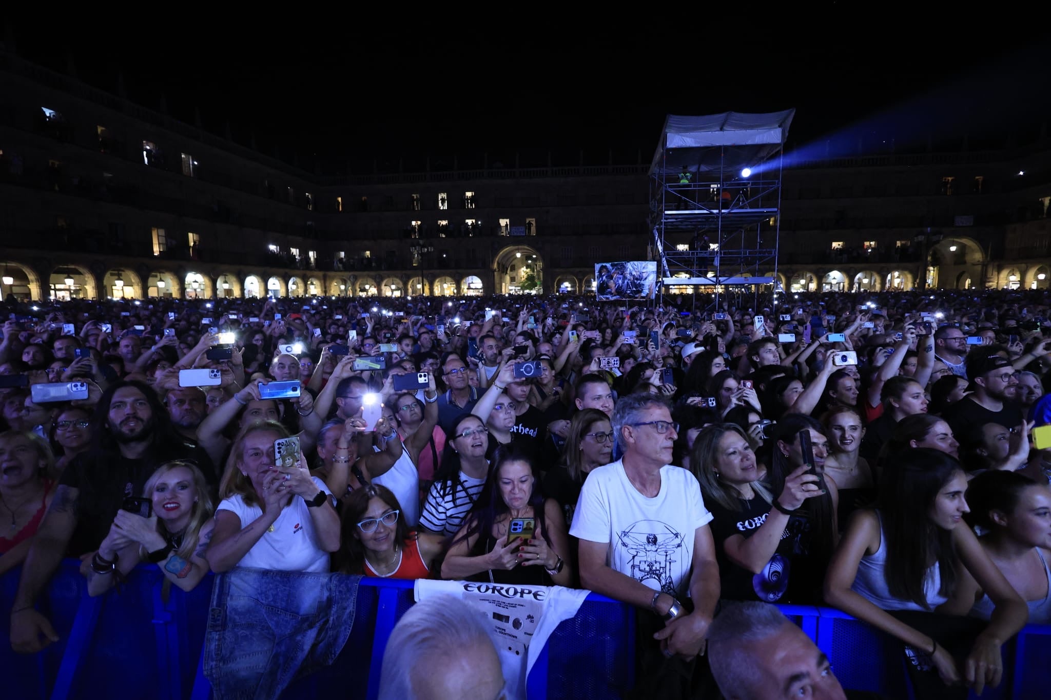 El concierto de Europe en Salamanca, en imágenes