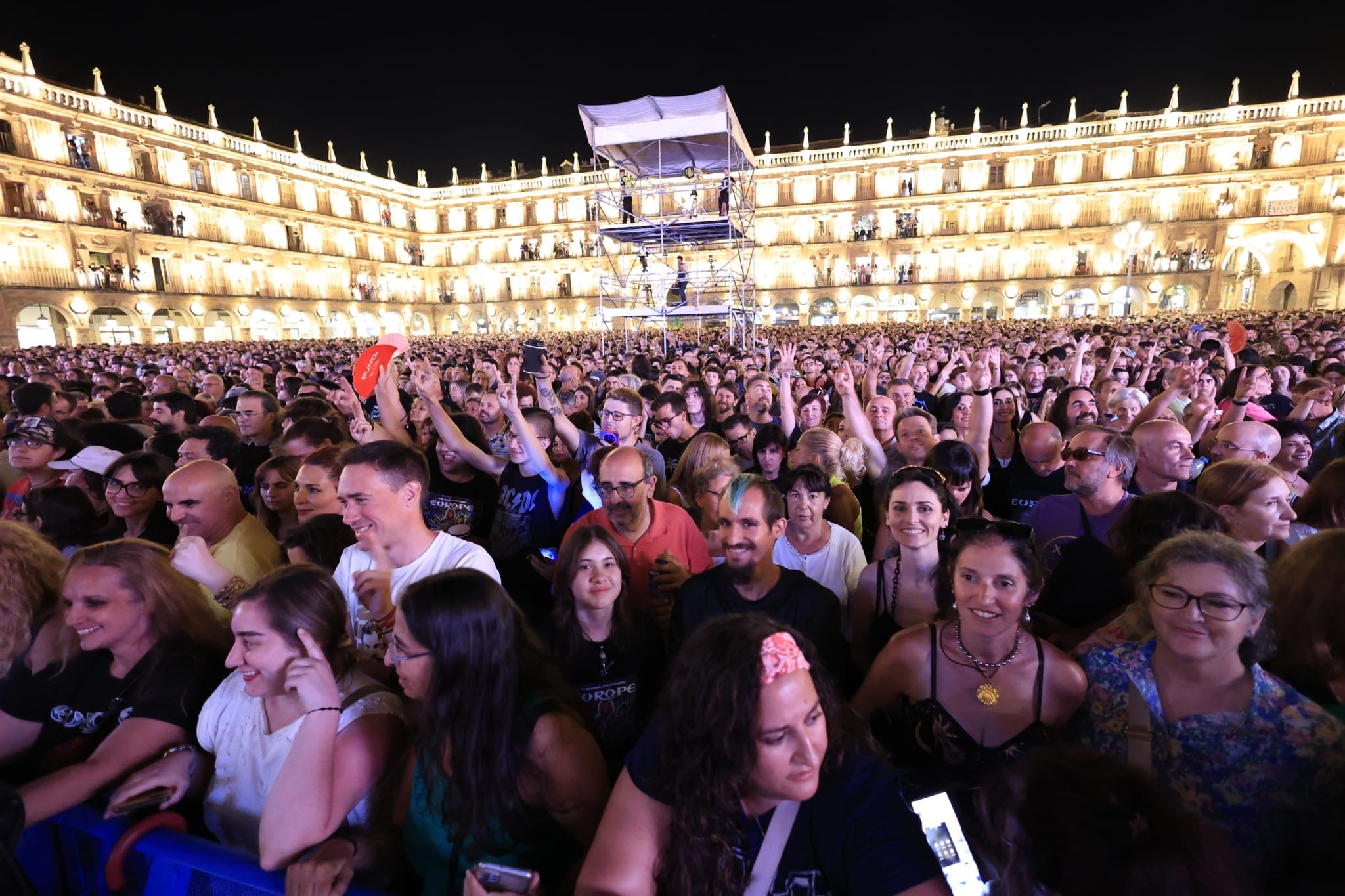 El concierto de Europe en Salamanca, en imágenes