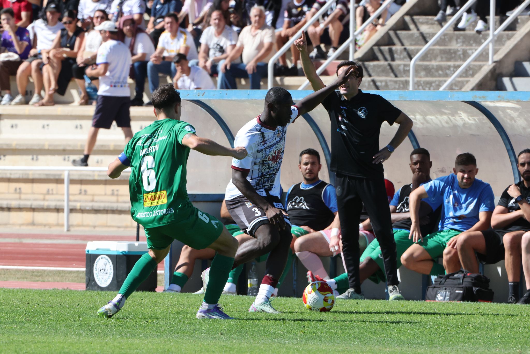 El partido entre el Salamanca UDS y el Atlético Astorga, en imágenes