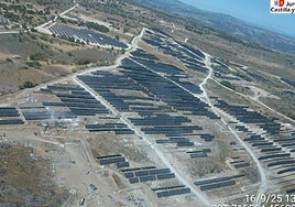Imagen de dónde se ha producido el incendio esta maañna en Villarino de los Aires.