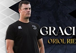 Adiós oficial de Unionistas a Oriol Riera.