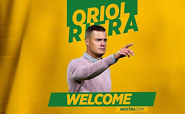 Imagen del Istra 1961 dando la bienvenida a Riera como nuevo técnico.