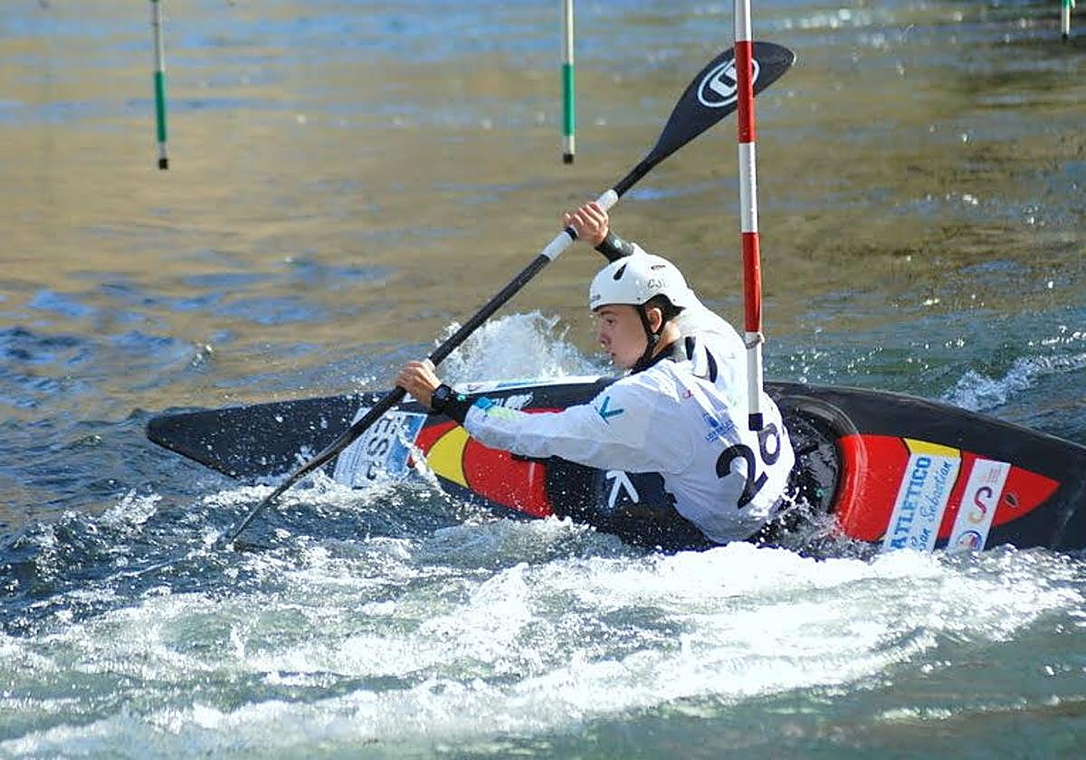 Diego Portilla, en una prueba.