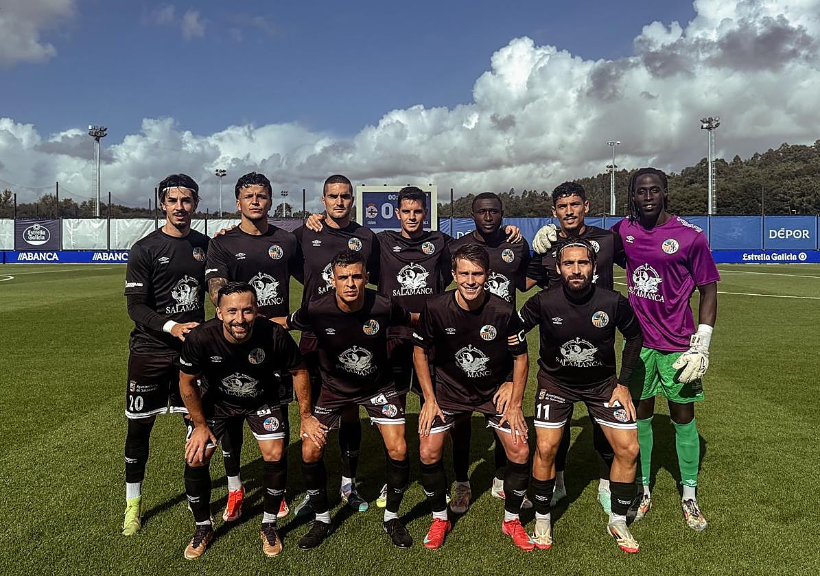 El Salamanca CF UDS pierde en el 90 ante el Deportivo Fabril