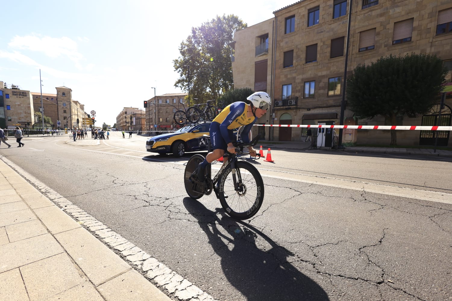 Gari Ugarte se lleva la crono en la capital y es el nuevo campeón de la Vuelta a Salamanca