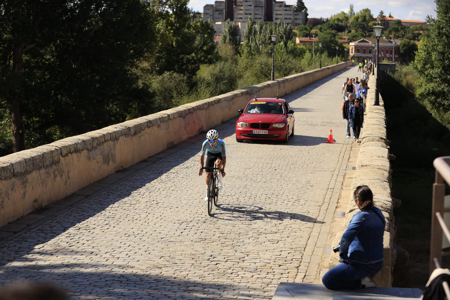 Gari Ugarte se lleva la crono en la capital y es el nuevo campeón de la Vuelta a Salamanca