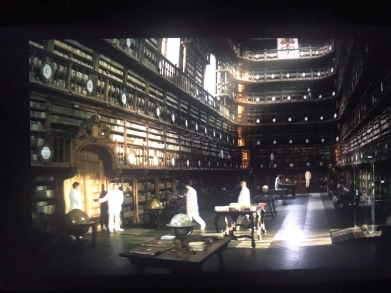 Rodaje de la serie 30 monedas de Álex de la Iglesia el 19 de noviembre de 2019 en la antigua librería