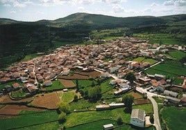Imagen aérea de Navasfrías.