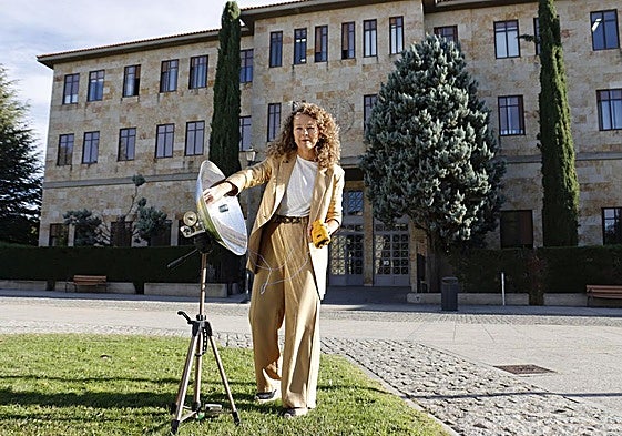 La profesora de Física Aplicada de la Universidad de Salamanca, María Jesús Santos Sánchez.