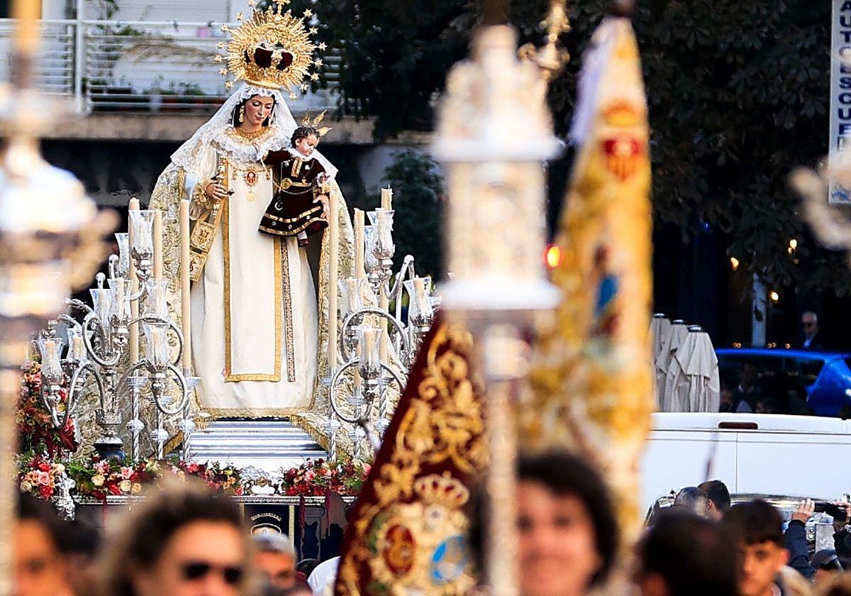 Procesión de la Virgen de la Merced.