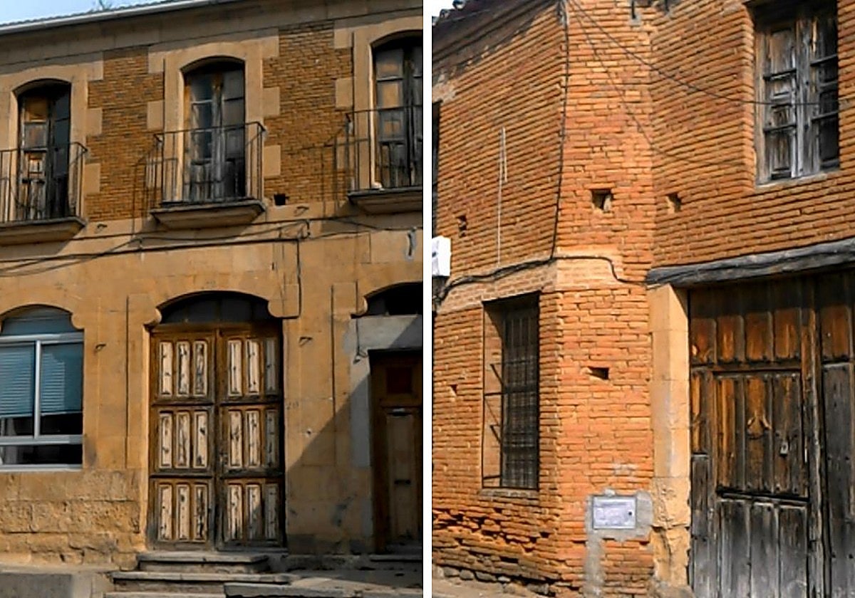 Los dos inmuebles de la calle Angustias.