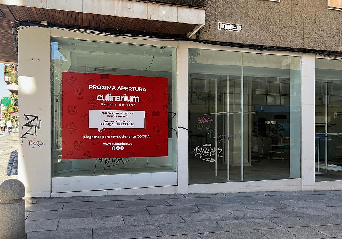 Local en el que estará ubicado la tienda de Culinarium en Salamanca.
