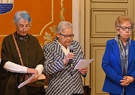 Lectura del manifiesto en el Día Internacional de las Personas Mayores.