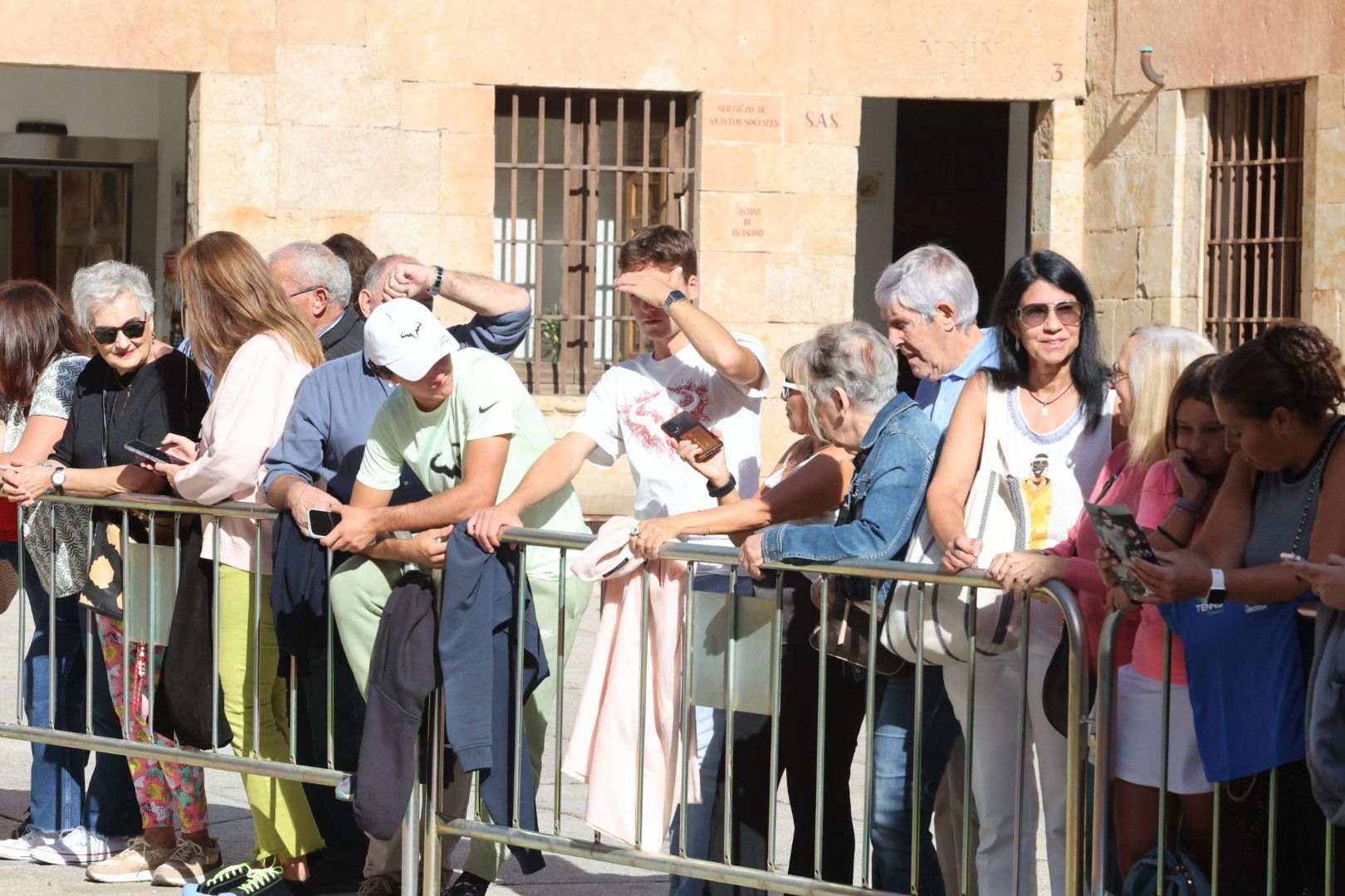 Baño de masas en Salamanca para recibir a Nadal antes de la ceremonia del &#039;Honoris Causa&#039;