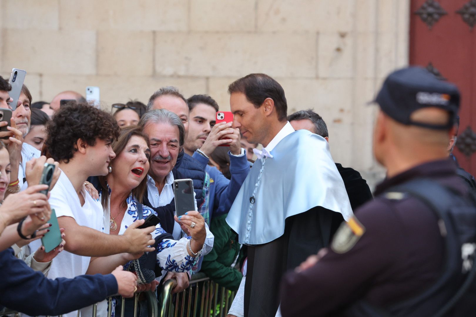 Baño de masas en Salamanca para recibir a Nadal antes de la ceremonia del &#039;Honoris Causa&#039;