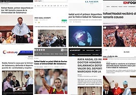 Repercusión mundial para Salamanca y la Usal con el Honoris Causa de Nadal