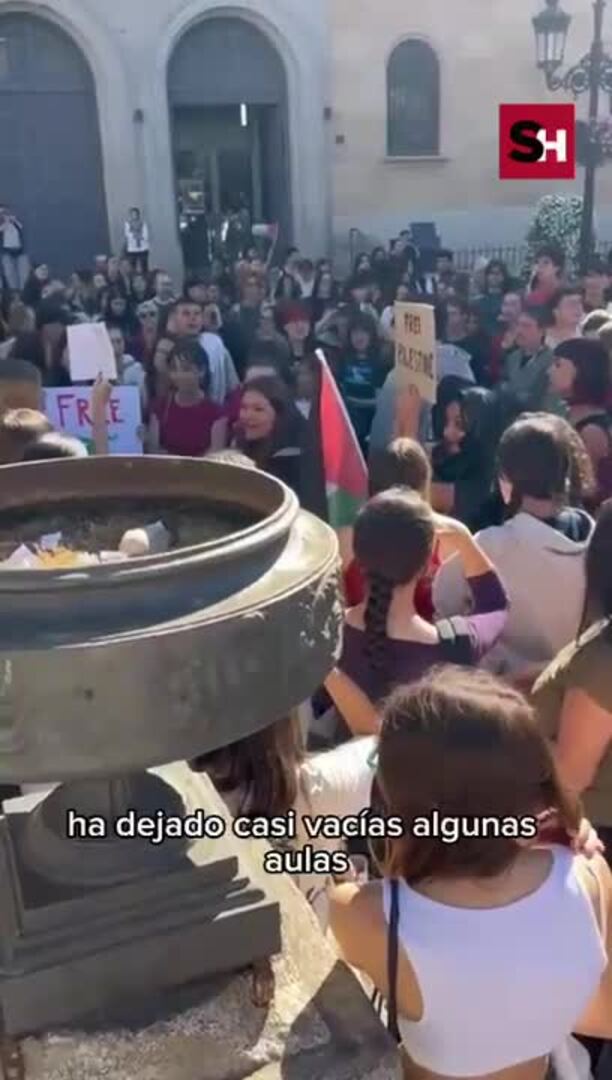 Los estudiantes de Salamanca claman contra el genocidio en Gaza: «No es terrorismo, es resistencia»