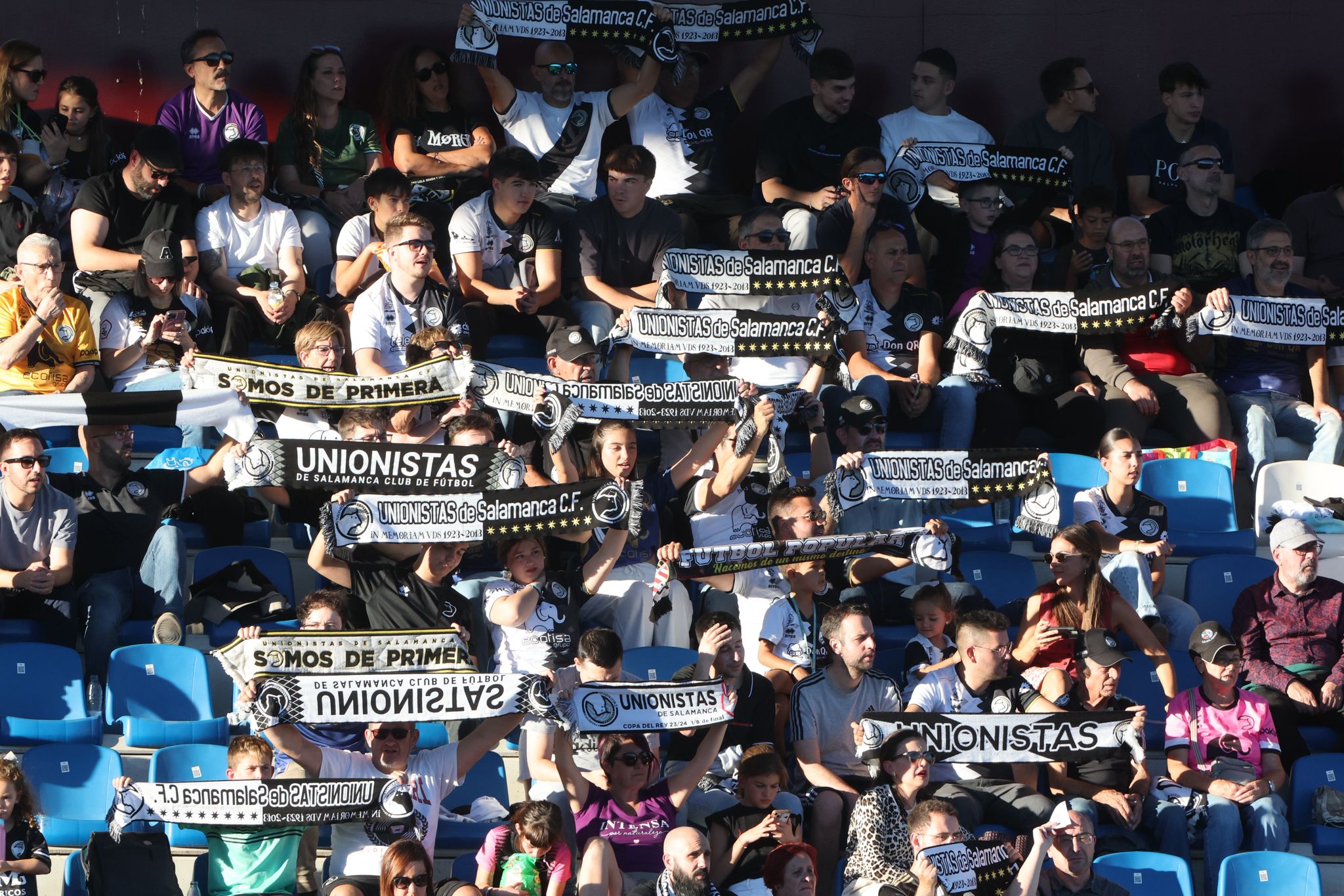 El partido entre Unionistas de Salamanca y Celta B, en imágenes