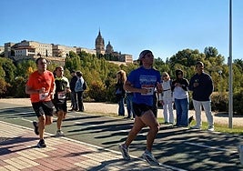 Victoria de Antonio Fraile y Gema Martín en la Carrera Salamanca Ciudad Universitaria