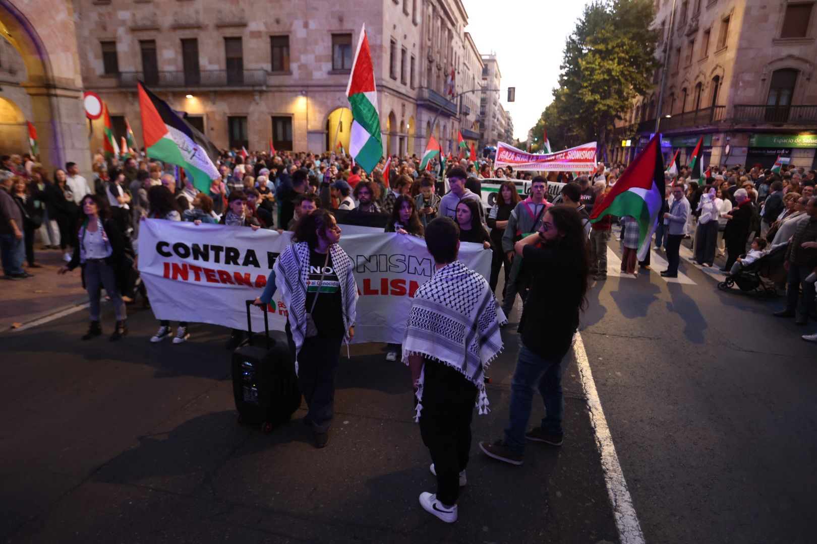 Salamanca se suma al clamor mundial contra el genocidio en Gaza
