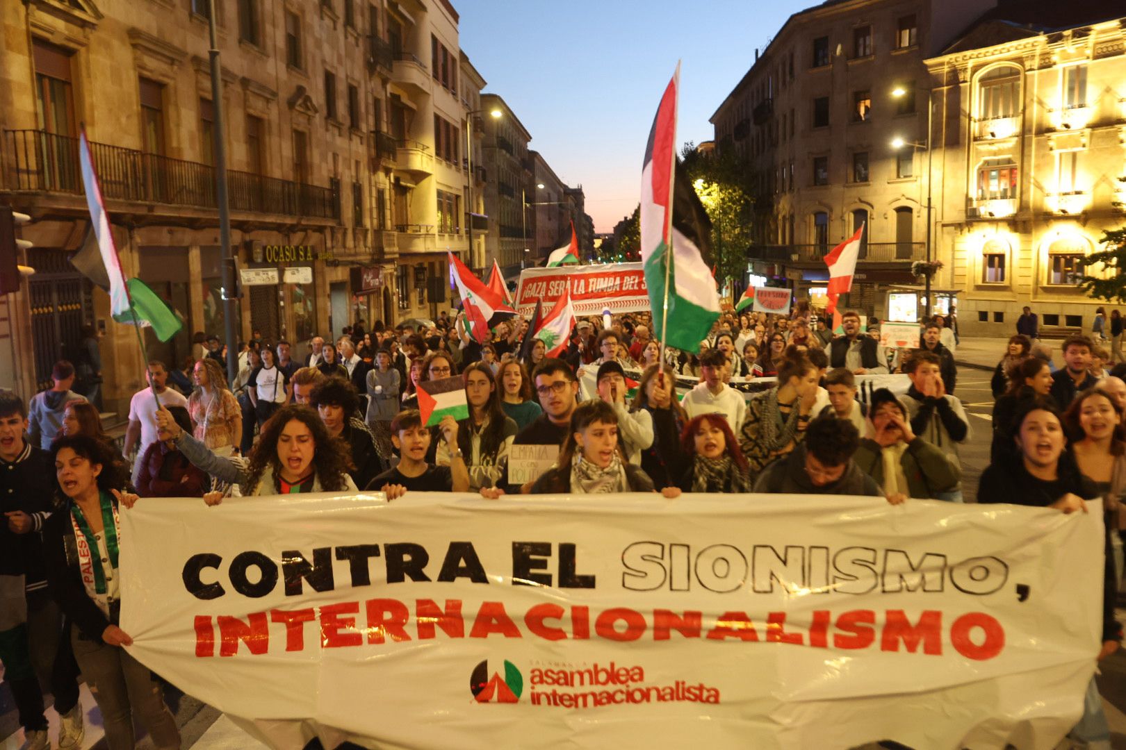 Salamanca se suma al clamor mundial contra el genocidio en Gaza