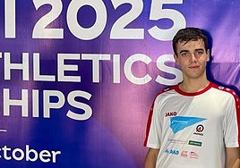 Diego Ruiz, en el mundial de la India.