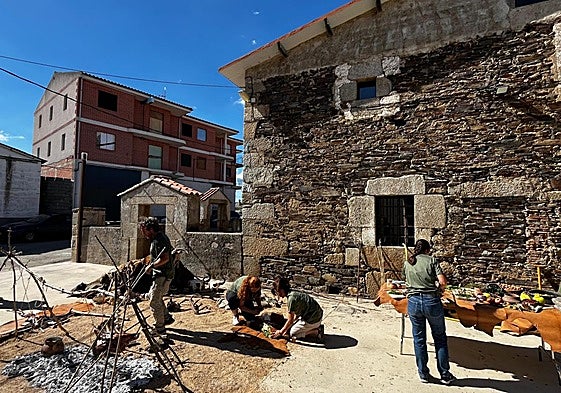 Una de las actividades desarrolladas en Siega Verde.