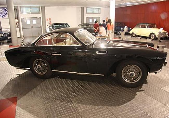 El coche, mientras estuvo expuesto en el Museo de Historia de la Automoción.