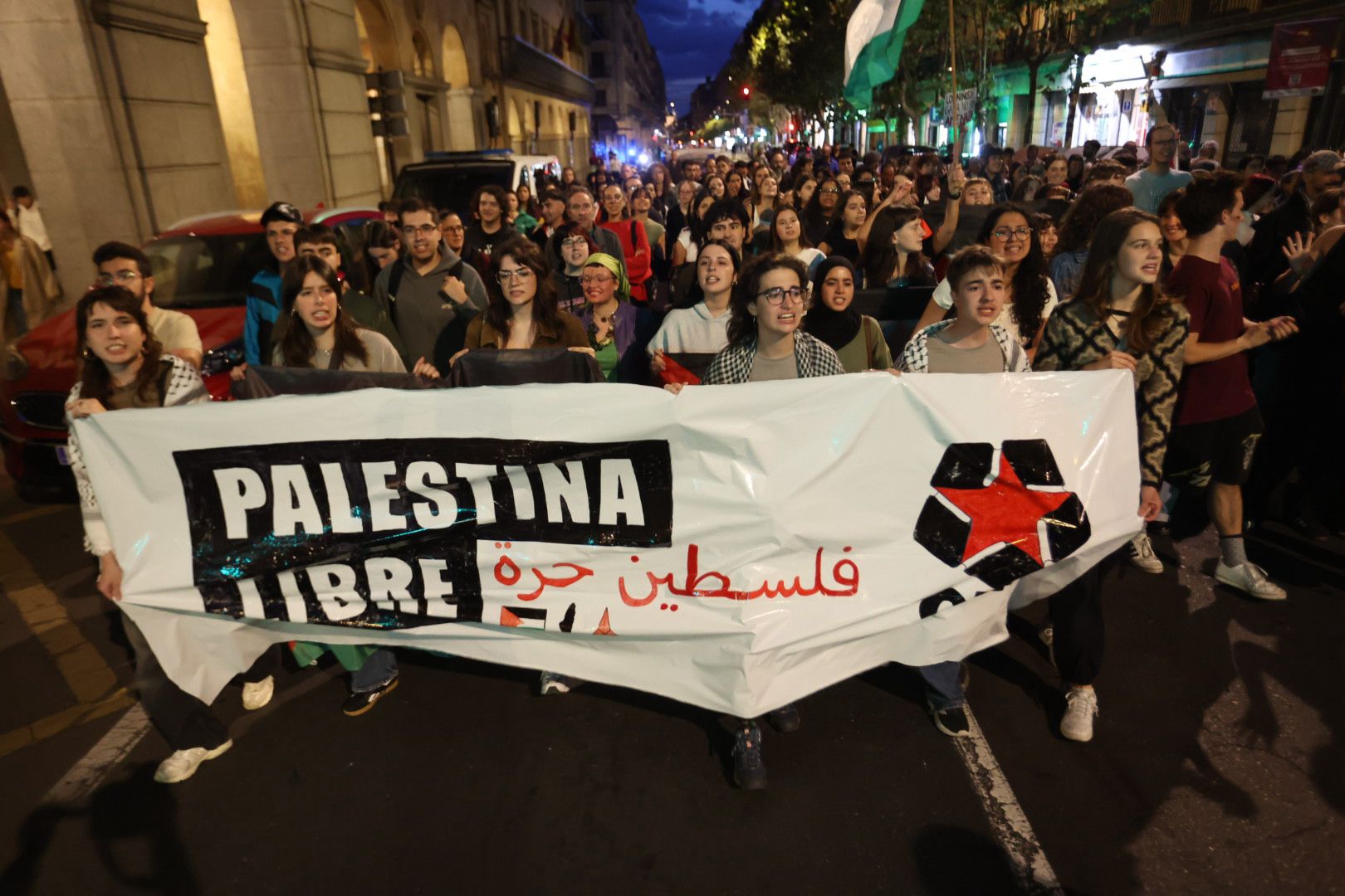Salamanca vuelve a salir a la calle por una Palestina libre