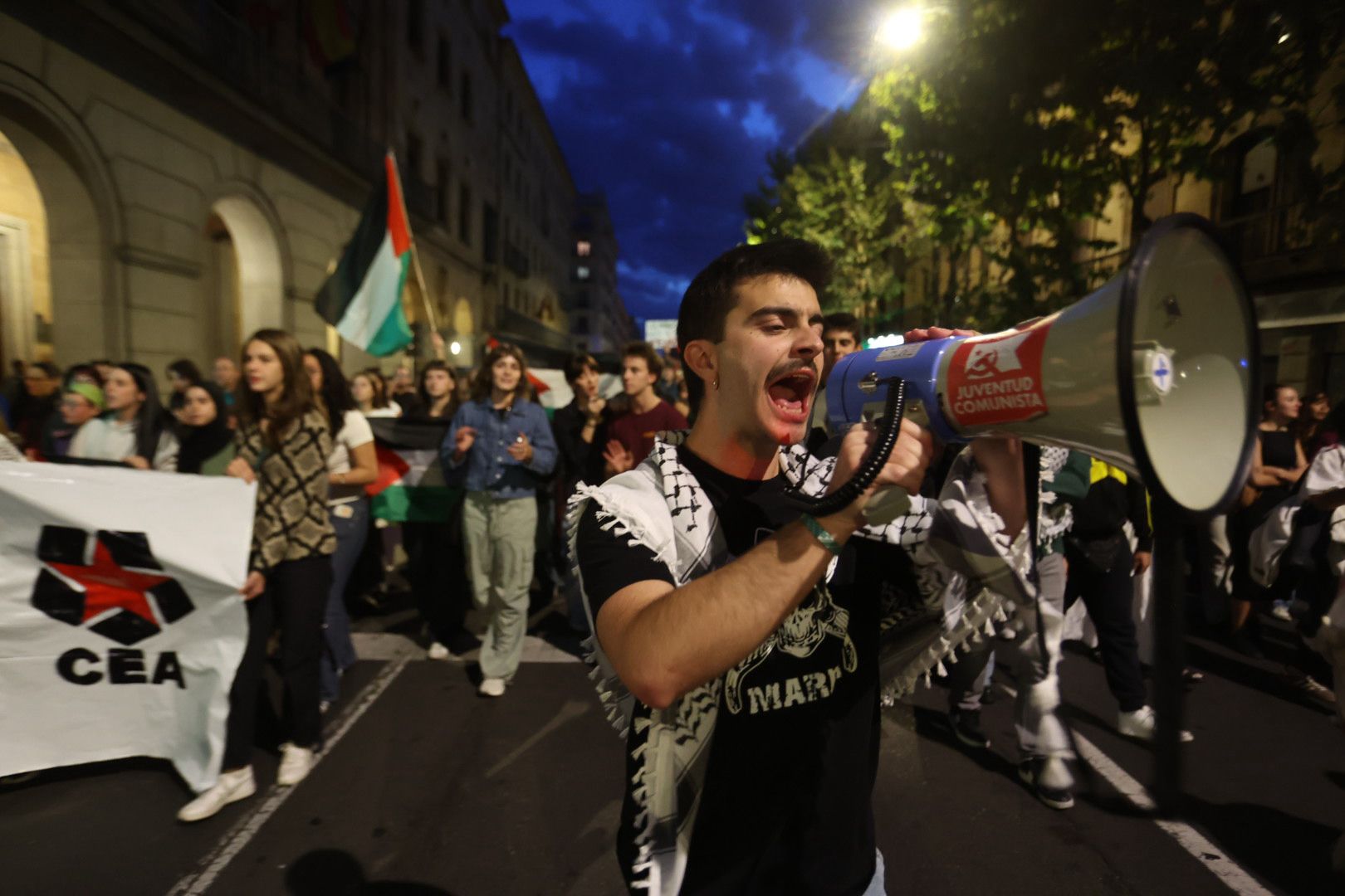 Salamanca vuelve a salir a la calle por una Palestina libre