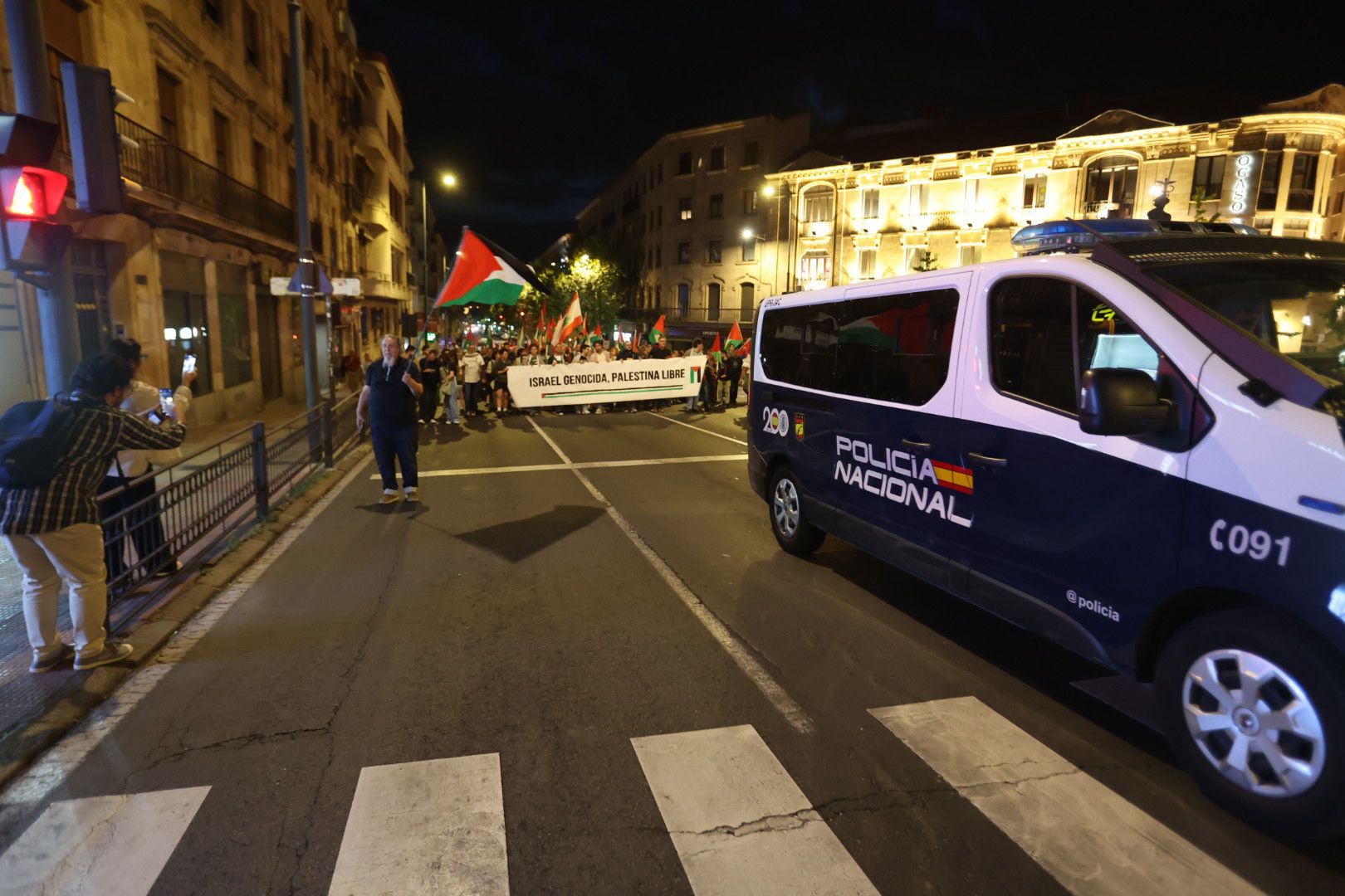 Salamanca vuelve a salir a la calle por una Palestina libre