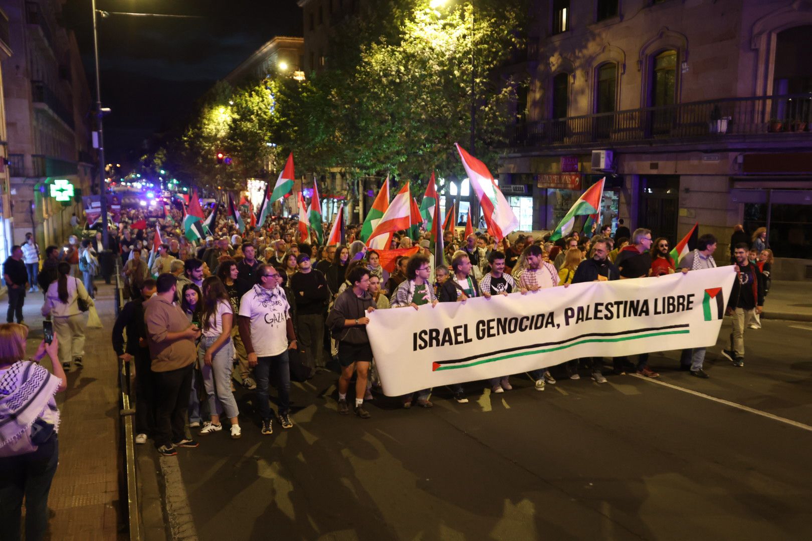 Salamanca vuelve a salir a la calle por una Palestina libre