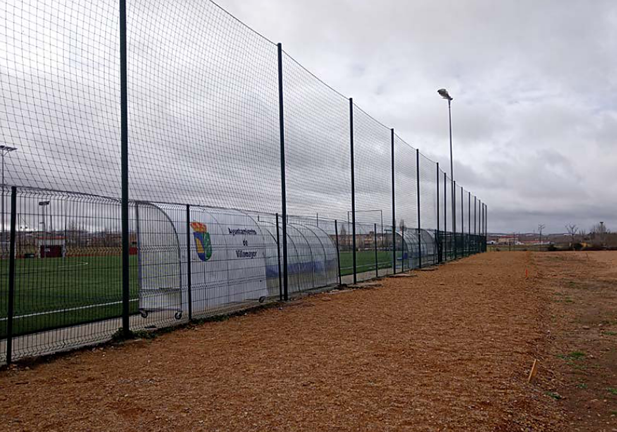 Zona de ubicación de las gradas