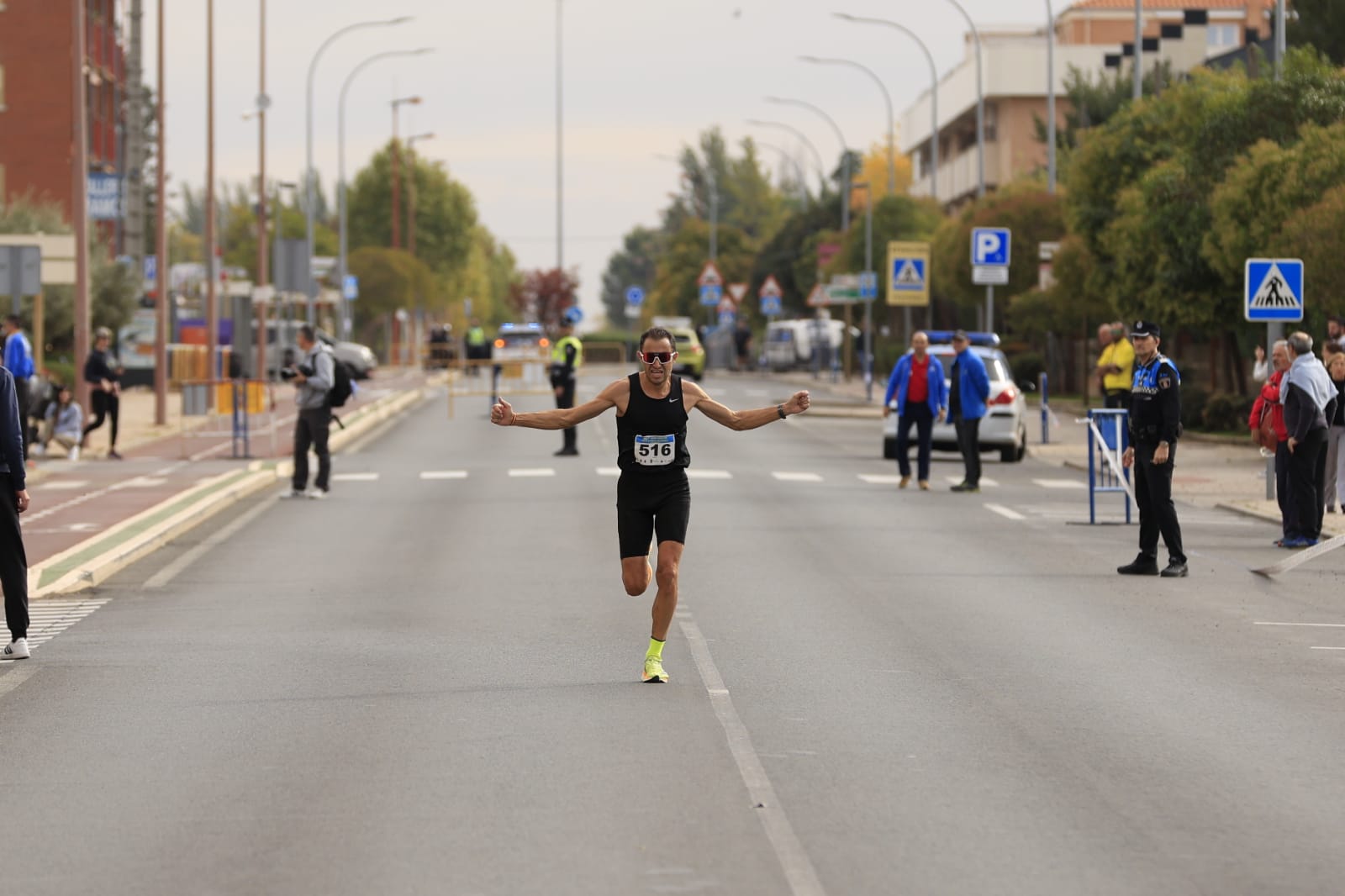 Jesús Prieto y Sandra Santamaría vencen en la Media Maratón Diputación de Salamanca