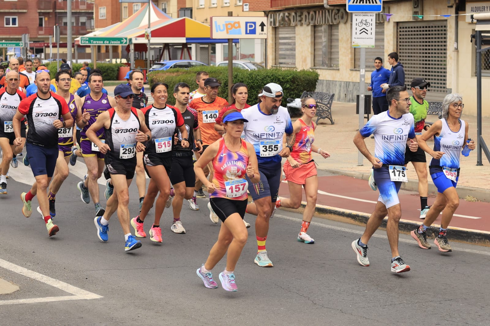 Jesús Prieto y Sandra Santamaría vencen en la Media Maratón Diputación de Salamanca