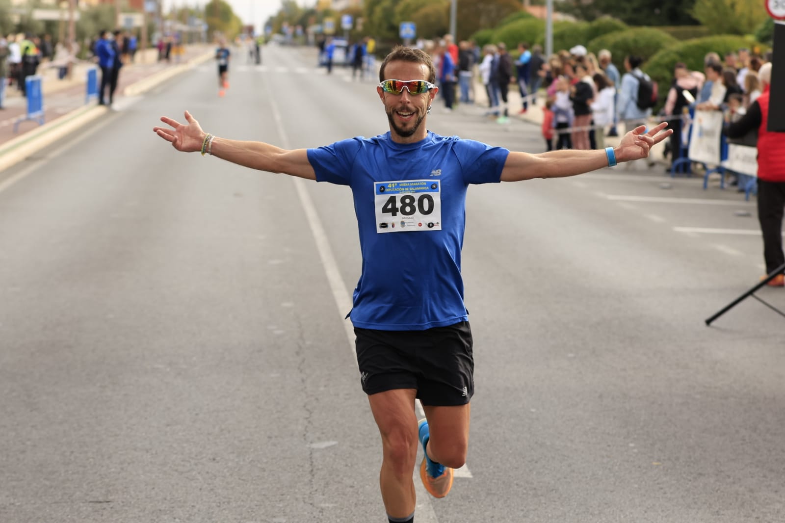 Jesús Prieto y Sandra Santamaría vencen en la Media Maratón Diputación de Salamanca