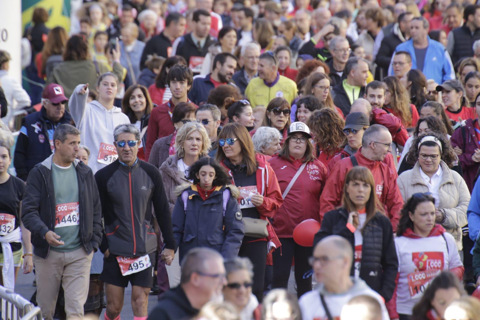 La inclusión inunda las calles de Salamanca con la carrera de los Mil Pasos