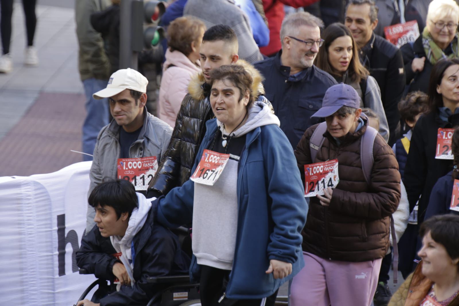 La inclusión inunda las calles de Salamanca con la carrera de los Mil Pasos