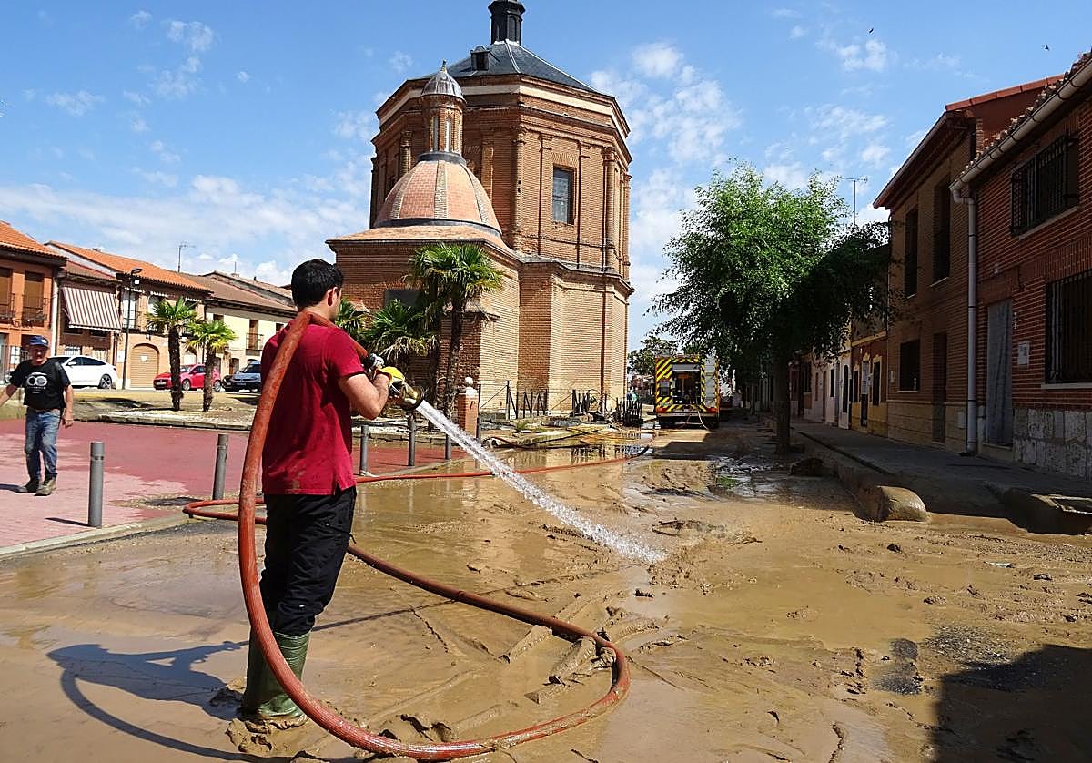 Inundaciones en Rueda.