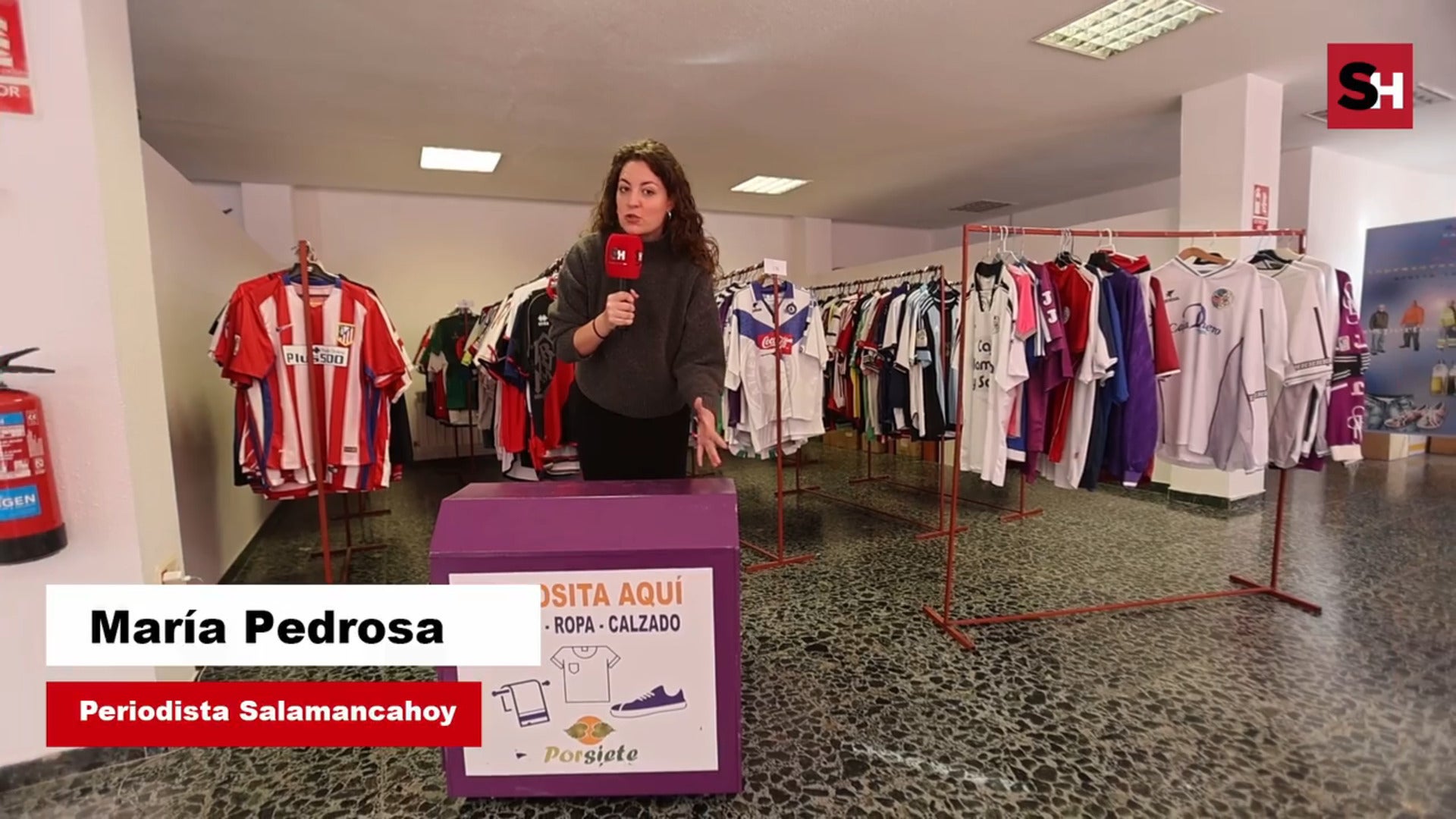 Cientos de camisetas de fútbol buscan dueño en Salamanca